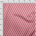 thumbnail image 3 of oneOone Cotton Jersey Pink Fabric Check Argyle Craft Projects Decor Fabric Printed By The Yard 58 Inch Wide, 3 of 4