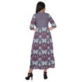 thumbnail image 4 of Moomaya Robe Kurti Longue à Manches Courtes Imprimée, Tunique Ligne A, Haut Indien pour Femmes, 4 of 5