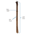thumbnail image 4 of Dog Collar –Brown High Quality Leather- Durable & Adjustable Pet Collar for Small & Medium Dogs-by North Care, 4 of 7