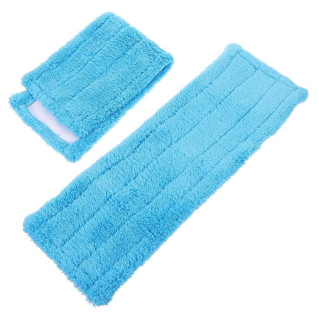 Shisuyan 2Pcs Floor Cleaning Pads Microfiber Blue for Household Use