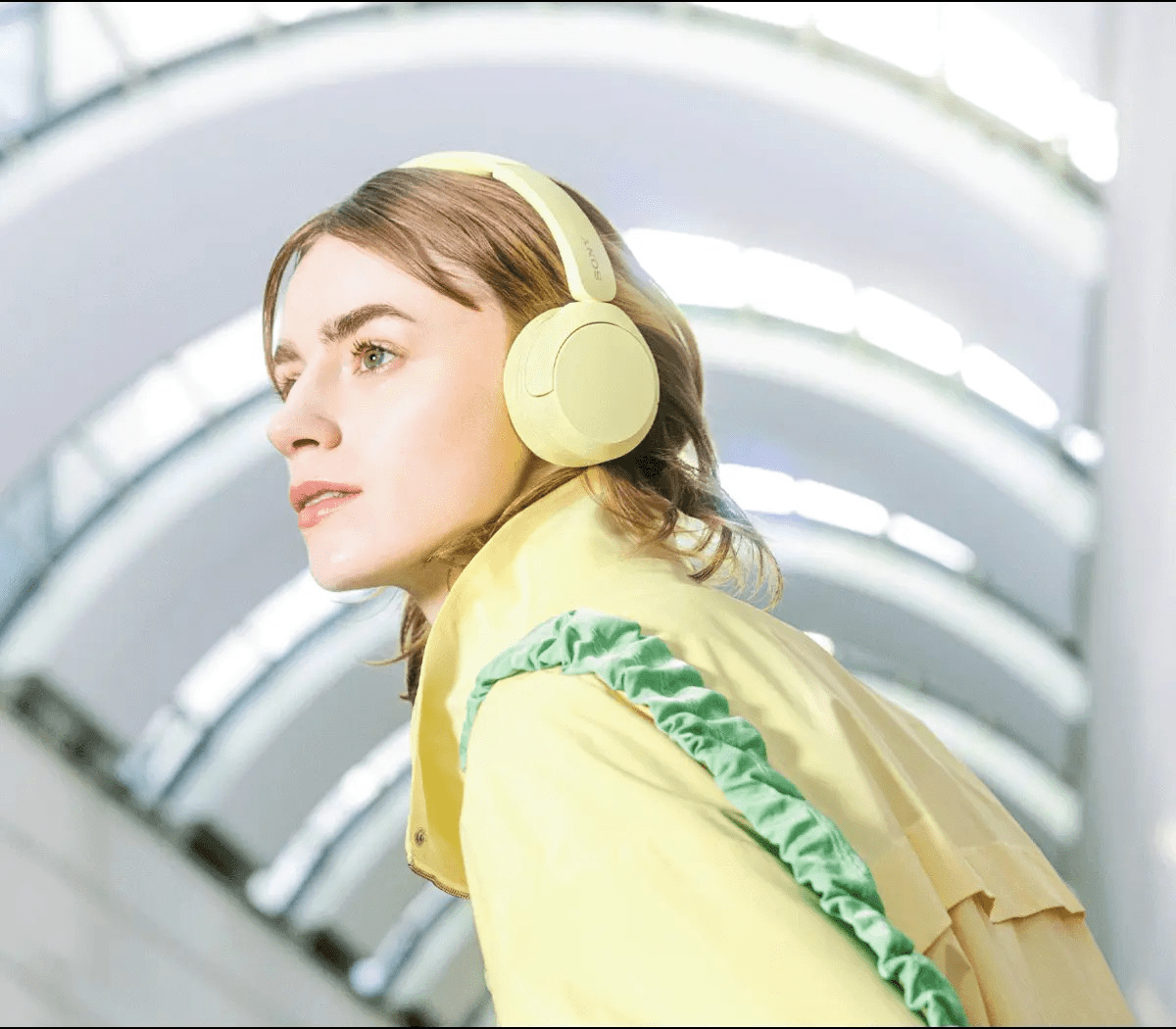 Sony WH-CH520 Casque sans fil avec microphone - Jaune