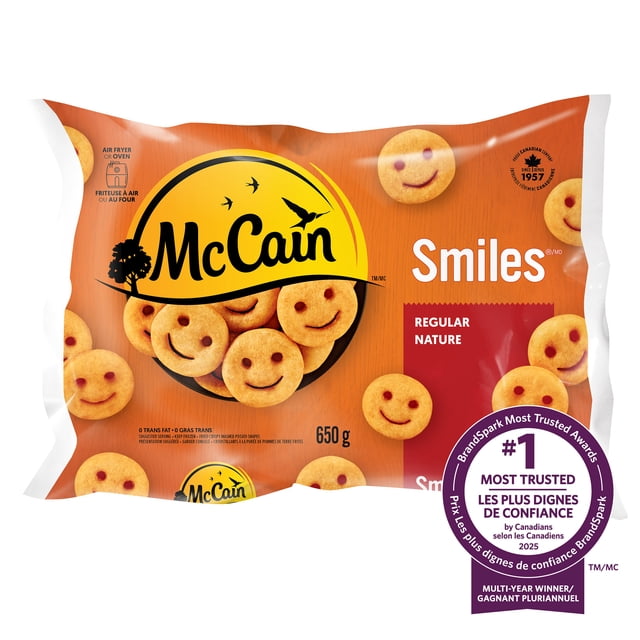 McCain® Smiles® - Smiley Face Fries, 650g