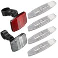 thumbnail image 1 of 4 Pieces Bike Reflectors Bike Wheel Reflectors Bicycle Spoke Reflector Bicycle Safety Warning Reflector Road Bike Tire Reflectors Bike Accessories for Mountain Bike Decoration Night Riding, 1 of 8