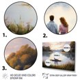 thumbnail image 3 of Designart Romantic Landscape framed wall Art, Romantic Landscape Tranquil Charm I , Romantic Landscape Large framed wall art decor, Multi-Color Traditional Gold framed wall art, Gold Frame, 3 of 5