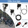 thumbnail image 3 of E-Bike LED Headlight Front Light Spotlight Electric Bick Universal. 6V-60V S4I6, 3 of 8