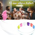 thumbnail image 1 of Oleegame 1PC Label Creative Wine And Gel Recognizer Glass Cup Silica Red Cup Pendant Kitchen，Dining Bar, 1 of 7