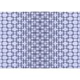 thumbnail image 1 of Ahgly Company Tapis d'Intérieur Lavables en Machine Rectangle Bleu Lavande Transitionnel, 4' x 6'', 1 of 7