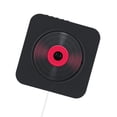 thumbnail image 3 of yingyy 4 color US/EU/ Portable CD Player Wall Mountable Bluetooth Remote Control HiFi Speaker with USB 3.5mm Black, 3 of 6