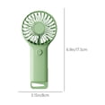 thumbnail image 4 of Sentmoon Mini Fan Fan for Bedroom Outdoor Student Dormitory Portable Hiking Hanging Buckle Mini Small Fan Portable Fan USB Rechargeable for Office Travel Camping, 4 of 8