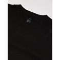 thumbnail image 5 of Hanes Mens Beefy T-Shirt 2-Pack, L, Black, 5 of 5