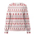 thumbnail image 4 of Costumes de Noël en Liquidation Col Rond Mode Décontractée Manches Longues Chandail à Imprimé de Noël Hauts Blouse Chandail Surdimensionné pour Femmes, 4 of 5