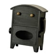 thumbnail image 4 of Elodie Armoire de Rangement Mini Pratique en Forme de Robot pour Bureau Salon Comptoir Noir, 4 of 8