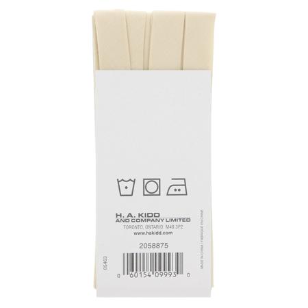UNIQUE Extra-Wide Double-Fold Bias Tape - Fawn, polycoton, 2.75 m (3.01 yd)