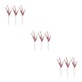 thumbnail image 3 of Baohd 3x Realistic Appearance Artificial Plants Nature S Charm To Space Easy To Clean red 3Set, 3 of 6