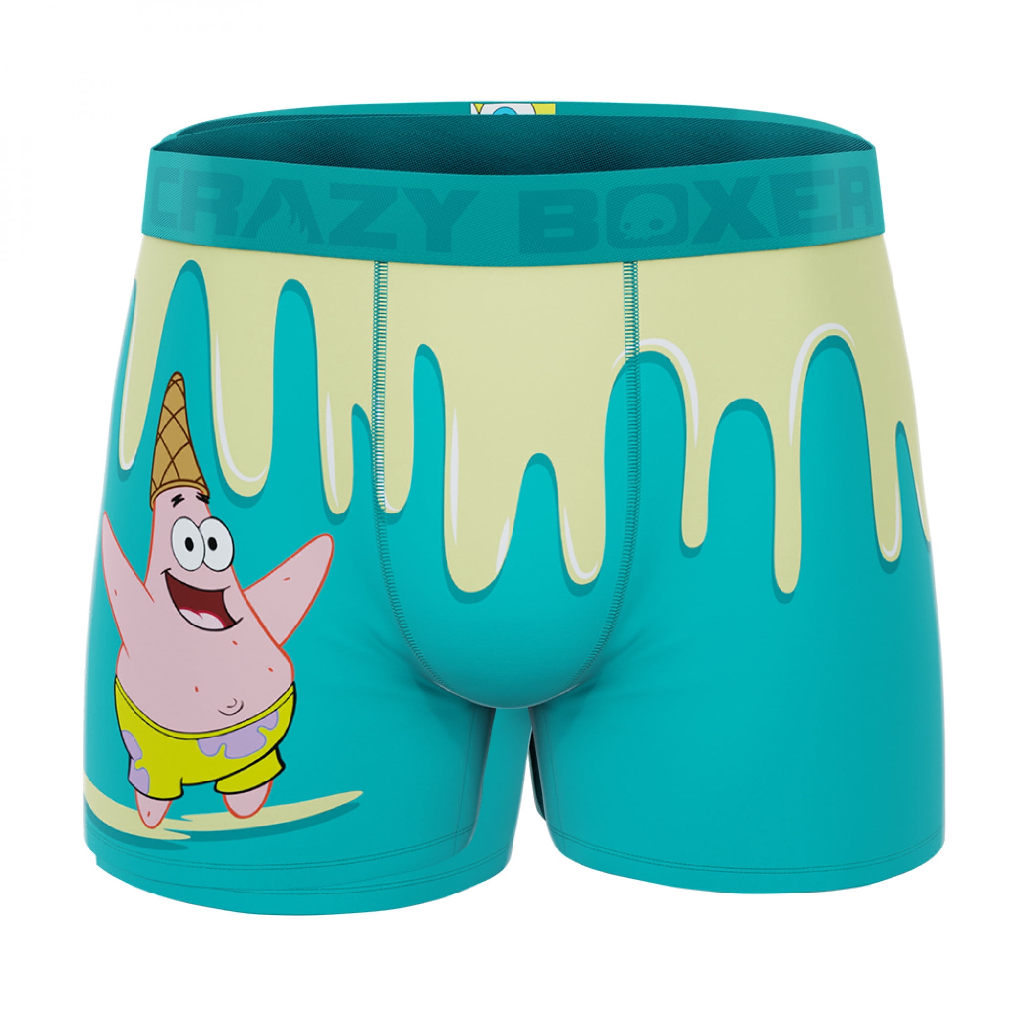 Crazy Boxeurs Bob L'éponge Patrick Crème Glacée Boxeurs pour Hommes - Très Grand (40-42)