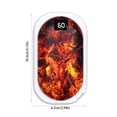 thumbnail image 3 of Oefntac jusqu'à 40 % de Rabais Cadeaux Chauffe-Mains Chauffe-Mains Portable Banque d'Alimentation Rechargeable USB Chauffe-Mains Chauffage Double Face 3 Vitesses pour Ski Escalade Randonnée Hiver, 3 of 7