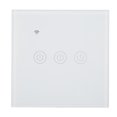 thumbnail image 2 of Interrupteur à Poteau Unique, 3 Gang Smart Light Schedule Switch Variateur Intelligent Matériaux Écologiques, 2 of 14