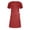 Rouge, variante sur Gspmoly Robes Décontractées pour Femmes, Robe Moulante Aguichant pour Femmes à la Mode Robe Décontractée Design Plissé Robes d'Été pour Femmes Articles en Liquidation