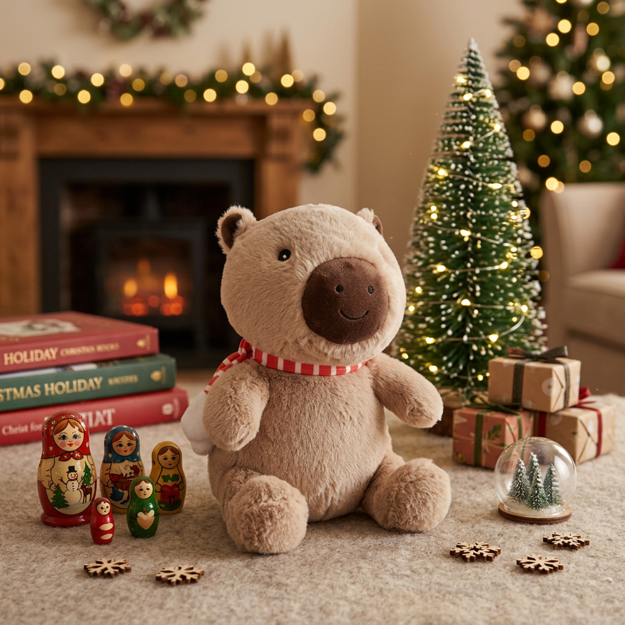 Holiday Time Peluche Capybara