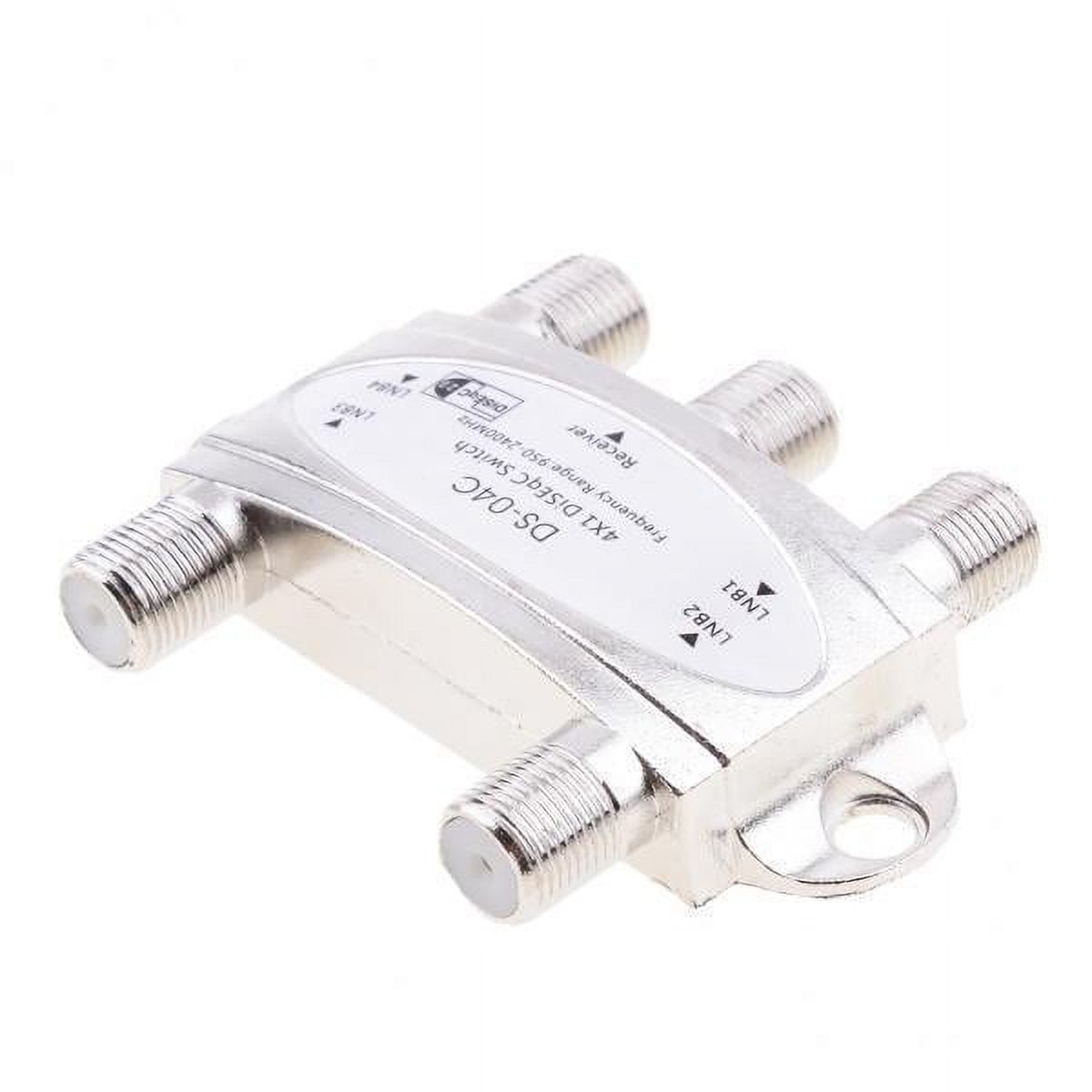 Bunblic 5-6pack FTA Switch 4X1 DiSEqC Dish for FTA Receiver Multi LNB 5 Pcs