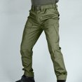 thumbnail image 1 of cllios Pantalon Tactique pour Homme Extérieur Anti-Déchirure Léger Imperméable Pantalon de Travail Militaire Cargo de Travail Randonnée pour Homme Multi-Poches, 1 of 9