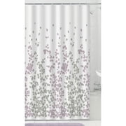 Mainstays Decorative Shower Curtain with 12 Hooks: 13 Piece Shower Set