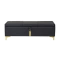 thumbnail image 3 of Velmero Queen Size Upholstered Storage Bed with Hydraulic Lift & Easy Assembly - No Box Spring Required,Black, 3 of 20