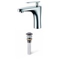 thumbnail image 1 of American Imaginations AI-33677 1 Hole CUPC Approved Lead Free Brass Faucet Set In Chrome Color - Drain Incl., 1 of 8