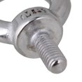 thumbnail image 5 of BQLZR Silver M5 Ring Shape Screws Bolt 304 Stainless Steel Threaded Eye Bolt Set of 2, 5 of 5