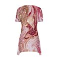 thumbnail image 5 of Yuyuzo Hauts d'Été pour Femmes 2025 Coupe Ample Col Rond Manches Courtes T-Shirts T-Shirts Graphiques Étoiles et Rayures Blouses Décontractées et Confortables, 5 of 5