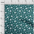 thumbnail image 1 of oneOone Georgette Viscose Fabric Triangle Geometric Fabric Prints By Yard 42 Inch Wide, 1 of 5