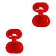 thumbnail image 1 of crativent Étui de Rangement en Silicone pour Écouteurs et Casque pour Airdots Version Jeunesse Rouge 2 Ensembles, 1 of 6