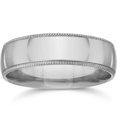 thumbnail image 1 of 5mm Milgrain Wedding Band 950 Platinum, 1 of 1