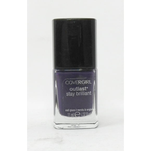 CoverGirl Outlast Stay Brilliant Nail Gloss 86 Vivid Violet 0.37 Ounces
