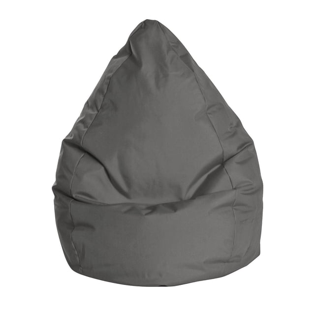Gouchee Home Brava Grey Bean Bag Chair – Water-Repellent Fabric with Polystyrene Bead Filling, Suitable for Adults and Teens, Lightweight & Portable Seating for Bedroom, Dorm or Living Room