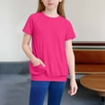 thumbnail image 4 of Girls Hooded Sweatshirt for Kids Double Pocket Pullover Top Medium Large Size, 4 of 7