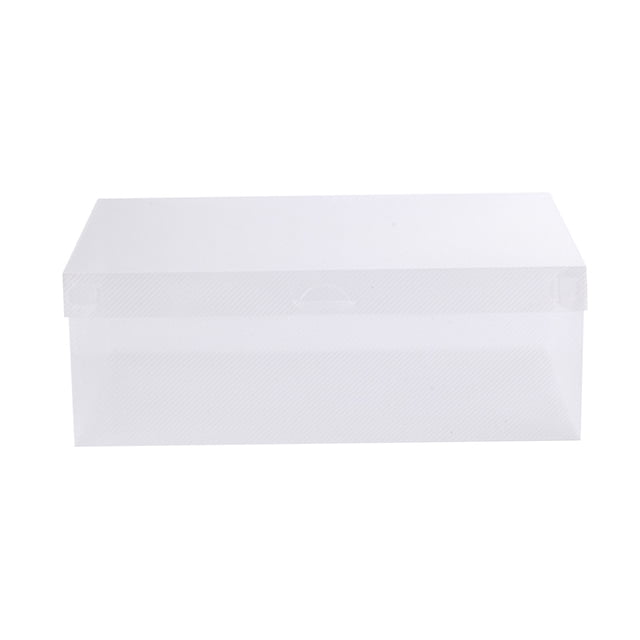Birdeem Foldable Storage Box,On Shoes Men,Thickened Flip Style Transparent Mens and Womens Storage Shoe Box P Plastic Foldable Shoe Box Childrens Storage Storage Box,Shoe Storage Box,Shoe Storage Box