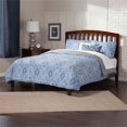 thumbnail image 1 of Richmond Queen Solid Wood Platform Bed in Walnut, 1 of 6