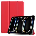 thumbnail image 1 of PANDACO Étui Folio en Cuir Rouge avec Couverture Intelligente pour iPad Air 13 Pouces (2024-2025), 1 of 4