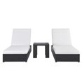thumbnail image 1 of Modway Tahoe Ensemble de Chaise Longue 3 Pcs en Gris et Blanc, 1 of 7