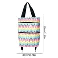 thumbnail image 3 of RXIRUCGD Collapsible Trolley Bags Folding Shopping Bag with Wheels Foldable Shopping Cart Reusable Shopping Bags Grocery Bags Shopping Trolley Bag on Wheels, 3 of 5