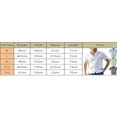 thumbnail image 4 of CHUANK Hommes Lin Manches Courtes Chemises d'Été Décontracté Robe en Vrac Soft Tops Tee M-3XL, 4 of 4