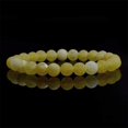 thumbnail image 2 of Bracelet Extensible en Perles Rondes de 8 mm en Agate Jaune Patinée 7 Pouces, 2 of 2