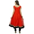 thumbnail image 2 of Bimba Robe Anarkali en Filet Évasé Kurta Kurti Unie Tunique Indienne Vêtements Personnalisés, 2 of 4