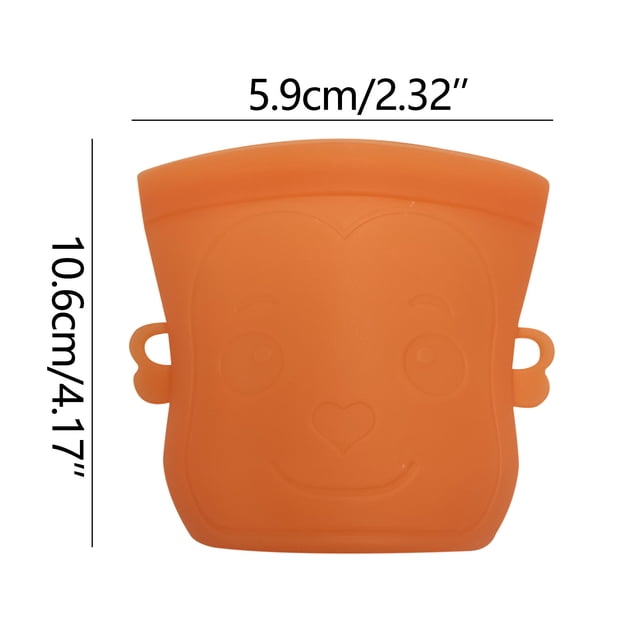 Sacs de Rangement Alimentaires en Silicone Réutilisables Sac de Rangement en Silicone Sac Scellé pour Collations pour Enfants Sac de Conservation pour Légumes Fruits Lait Sac de Chauffage pour Congélateur Sacs en Silicone Rangement Réutilisable