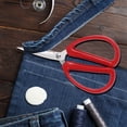 thumbnail image 3 of WLAGOOD Stainless Steel Office Scissors,Stainless Steel Comfort Grip,All-Purpose,Straight Office Craft Scissors for DIY,Sturdy Sharp Scissor for Office Home School, 3 of 5