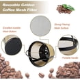 thumbnail image 3 of 2 Pcs Filtres à Café Réutilisables pour Panier de Filtre à Café de Remplacement pour 8-12 Tasses, 3 of 5