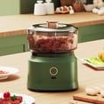 thumbnail image 1 of Dvkptbk Electric Garlic Chopper Portable Mini Food Processor Wireless Vegetable Masher with Usb Charging Garlic Masher Mincer for Onions Meat Spices Garlic Milling Machine Home Essentials, 1 of 6
