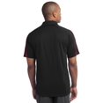 thumbnail image 3 of Sport-Tek ®  Posicharge ®  Micro-Mesh Colorblock Polo. St685 M Forest Green/ White, 3 of 5