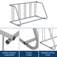 thumbnail image 2 of BeesClover Floor Bike Rack, Bicycle Floor Parking Stand, All-Steel Garage Bike Rack, Storage Stand for Streets, Yards & Bike Events, 2 of 5